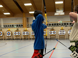 David bei der Bezirksmeisterschaft Halle