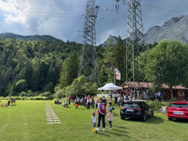 Siegerehrung  beim Arnspitzturniers in Scharnitz