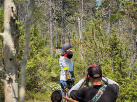 Florian Stadler bei der 2. Rangliste Feldbogen